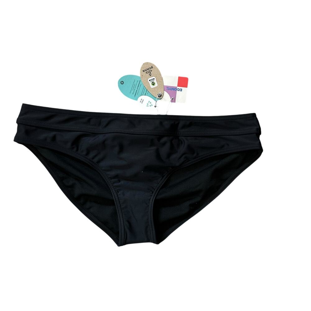 Prana Ramba Black Swim Bottom Boy Short Cut Full Seat Coverage XL New